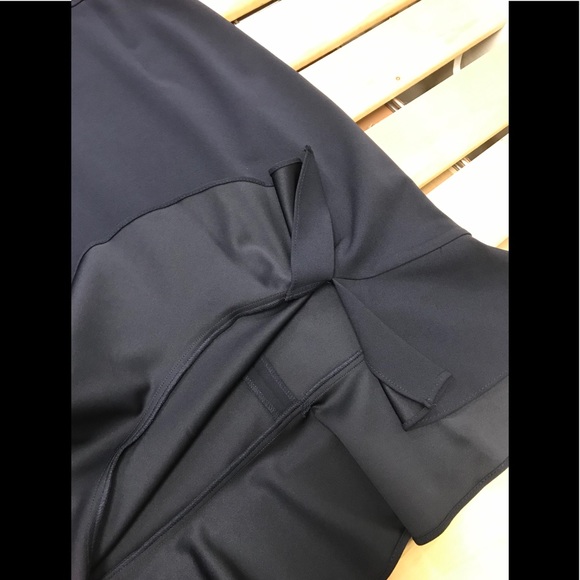 Betsy Johnson ruffle hem v-neck dress navy,NWT - Picture 8 of 8